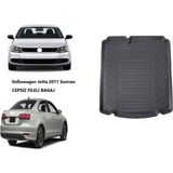 HC Oto Volkswagen Jetta 2011 (Cepsiz) 3D Bagaj Havuzu - Mavi - Krom