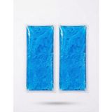 HCA GLOBAL 2 Adet Kılıfsız Sıcak Soğuk Kompres Jel Buz Paketi - Tekrar Kullanılabilir Soğutucu Isıtıcı Jel 13x26 Cm