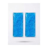 HCA GLOBAL 2 Adet Sıcak Soğuk Kompres Jel Buz Paketi - Tekrar Kullanılabilir Soğutucu Isıtıcı Jel 13x26 Cm
