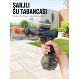 Hcc Trend Otomatik Su Tabancası Şarjlı LED Işıklı Basınçlı Su Püskürtmeli Oyuncak