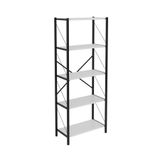 HcCraft H-A Craft Metal Ayaklı 5 Raflı Kitaplık – 150x60x24 cm | Ofis/Ev Rafı