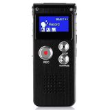 Hcctoo dijital ses kaydedici 8 GB Çok İşlevli cihazı şarj edilebilir Stereo ses kaydedici ile MP3 player için mükemmel çekim konuşma, toplantılar ve röportajlar Dictaphone-a203