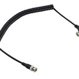 HCFeng BNC Dik Açılı Dirsek Yay Kablosu BNC 90° Dirsek Erkek - Düz Fiş Erkek HD Q9 İzleme Video Kablosu Video Güvenlik Kamerası CCTV Sistemleri için (2M/6.5ft / Dirsek)
