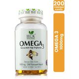 Hck Natural Omega 3 1000 mg Balık Yağı İçeren Takviye Edici Gıda 200 Yumuşak Kapsül