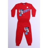 HÇM Erkek Çocuk Eşofman Takımı Mickey Mouse Baskılı B52 - Kırmızı - 6 Yaş