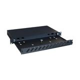 Hcs datalight, sc f . O patch panel modülü 1u 12 port boş siyah dupleks