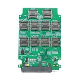 HD "10 ports Micro SD TF Memory Card to SATA SSD Adapter with Raid Quad 2.5 inç SATA dönüştürücü