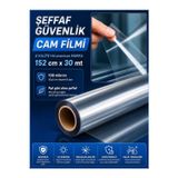 Hd American Şefaf Güvenlik Cam Filmi 152X30Mt