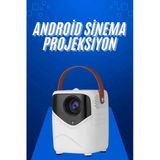 Hd Ayaklı Portatif Projeksiyon Cihazı Android İşlemcili Sinema Projektörü P204216s9955