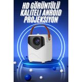 Hd Ayaklı Portatif Projeksiyon Cihazı Bluetooth Wifi Akıllı Android Işlemcili