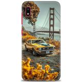 HD Baskılı Kılıf + SERAMİK TAM KAPLAYAN EKRAN KORUYUCU 105 Beyaz - Kalp Samsung Galaxy A10 ile uyumlu