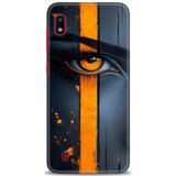 HD Baskılı Kılıf + SERAMİK TAM KAPLAYAN EKRAN KORUYUCU 142 Siyah - Gökkuşağı Samsung Galaxy A10 ile uyumlu