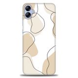 HD Baskılı Kılıf + SERAMİK TAM KAPLAYAN EKRAN KORUYUCU 179 Beyaz Çicek Desenli Samsung Galaxy A04E ile uyumlu