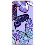 HD Baskılı Kılıf + SERAMİK TAM KAPLAYAN EKRAN KORUYUCU 295 Beyaz - Altın - Siyah Samsung Galaxy A10 ile uyumlu