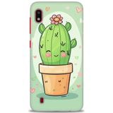 HD Baskılı Kılıf + SERAMİK TAM KAPLAYAN EKRAN KORUYUCU 308 Beyaz - Mavi - Siyah Samsung Galaxy A10 ile uyumlu