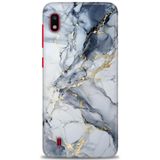 HD Baskılı Kılıf + SERAMİK TAM KAPLAYAN EKRAN KORUYUCU 319 Beyaz - Yıldız Samsung Galaxy A10 ile uyumlu