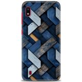 HD Baskılı Kılıf + SERAMİK TAM KAPLAYAN EKRAN KORUYUCU 322 Beyaz Kalpler Samsung Galaxy A10 ile uyumlu
