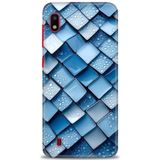 HD Baskılı Kılıf + SERAMİK TAM KAPLAYAN EKRAN KORUYUCU 328 Siyah - Açık Kırmızı Samsung Galaxy A10 ile uyumlu