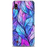 HD Baskılı Kılıf + SERAMİK TAM KAPLAYAN EKRAN KORUYUCU 340 Siyah - Gümüş Samsung Galaxy A10 ile uyumlu