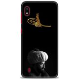 HD Baskılı Kılıf + SERAMİK TAM KAPLAYAN EKRAN KORUYUCU 465 Beyaz - Yeşil Samsung Galaxy A10 ile uyumlu