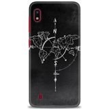 HD Baskılı Kılıf + SERAMİK TAM KAPLAYAN EKRAN KORUYUCU 87 Siyah - Beyaz - Yeşil Samsung Galaxy A10 ile uyumlu