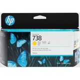 Hd Group Hp 738 Yellow Sarı 130ML Plotter Kartuşu 498N7A - Option-1