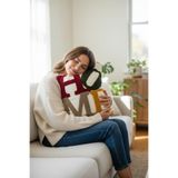 HD HOME COLLECTİON Keten Kumaş Home Desen Işlemeli Punch Kırlent Kılıfı (43*43 cm)