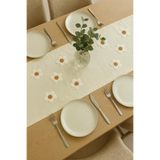 HD HOME COLLECTİON Keten Punch Sade Papatya Runner 40*110 Cm (PANÇ)