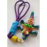 HD Marketim Anahtarlık Çanta Süsü Dragon Dinozor Rainbow Multicolor Oynar Eklem Oyuncak Yılbaşı Doğum Günü Hediye