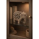 HD Marketim Dekoratif Fil Biblo 10x12 cm – Kafes Detaylı İçinde Küçük Fil Figürlü Otantik Masaüstü & Vitrin Süsü