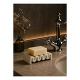 Hd Marketim Dekoratif Plastik Sabunluk 10x5 cm | Modern Banyo Sabunluğu | Lavabo Üstü Su Tahliyeli Sabun Standı