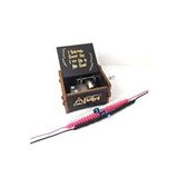 HD Marketim Harry Potter Always Müzik Kutusu Bileklik Ahşap İşlemeli Mini Lazer İşleme Siyah