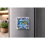 HD Marketim Kemer Magnet Buzdolabı Süsü – Dekoratif Turistik Kemer Hatıra Magnet 6.5x6.5 cm