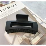 HD Marketim Mandal Toka Ithal Ürün Büyük Boy 10 cm Mat Siyah Saç Tokası