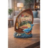 HD Marketim Türkiye Temalı Masa Üstü Dekor Biblo | Ofis Masası Süsü & Ev Dekorasyonu | 11×9 cm