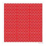 HD175 Taş Duvar Stencil 45x45