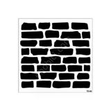 Hd181 Tuğla Duvar Stencil Td04