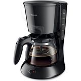 HD7461/20 Kahve Makinesi, 1.2 L Cam Sürahili, Makinede Yıkanabilir, 1000 W, Siyah