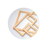 HDART 2 li Set 50x50 Tuval Şasesi Nakış Için Kasnak Punch Ahşap Şase