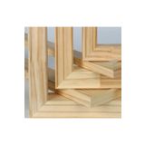 HDART 20x20 5 Li Set Kalınlık Kasnak Çıta Tuval Punch Ahşap Şase