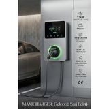 HDF Maxicharger 22KW Akıllı Elektrikli Araç Şarj Istasyonu | Ekranlı, Rfıd, Wi-Fi, Ocpp 1.6j Dahil | Ev ve Ticari Tip (Tip 2 Kablolu)