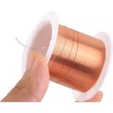 Hdg 0,15 mm Emaye Bobin Teli 50 Metre - Makaraya Sarılı Emaye Kaplı Bakır Tel - 1 adet