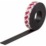 Hdg 3m Yapışkanlı Mıknatıs -Kes Kullan Magnet Mıknatısı Yapışkanlı Şerit Mıknatıs -Seçenekli - 12 mm genişlik - 1 mm kalınlık 5 metre - Koyu Kahverengi