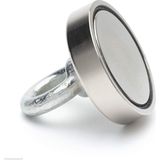 Hdg 60 mm Çap Güçlü Halkalı Neodyum Pot Mıknatıs - Fishing Magnet Kanca Kurtarma Mıknatısı