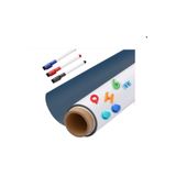 Hdg 60x90 Cm Yapışkanlı Mıknatıslı Manyetik Beyaz Yazı Kağıdı Silinebilir Duvar Mesaj Tablosu 3kalem