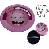 Hdg Bebek Hediyelik Hatıralık Süt Dişi Saklama Kutusu Diş Albümü -Özel Metal Kutu - Seçenekli Ürün - Pembe