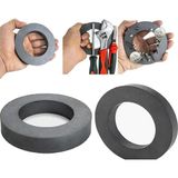 Hdg Büyük Halka Mıknatıs, 70X32X10 Ferrit Kömür Halka Seramik Mıknatıs Magnet - 1 Adet - Siyah