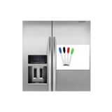 Hdg Buzdolabı Magnet Not Panosu Mıknatıslı Yazı Tahtası Buzdolabı Magneti Pano 30x42 cm + 4 Kalem