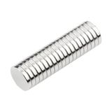 Hdg Çap 18MM x Kalınlık 2mm Yuvarlak Güçlü Neodyum Magnet Mıknatıs - 1 Adet - Gümüş