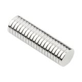 Hdg Çap 18MM x Kalınlık 2mm Yuvarlak Güçlü Neodyum Magnet Mıknatıs - 5 Adet - Gümüş
